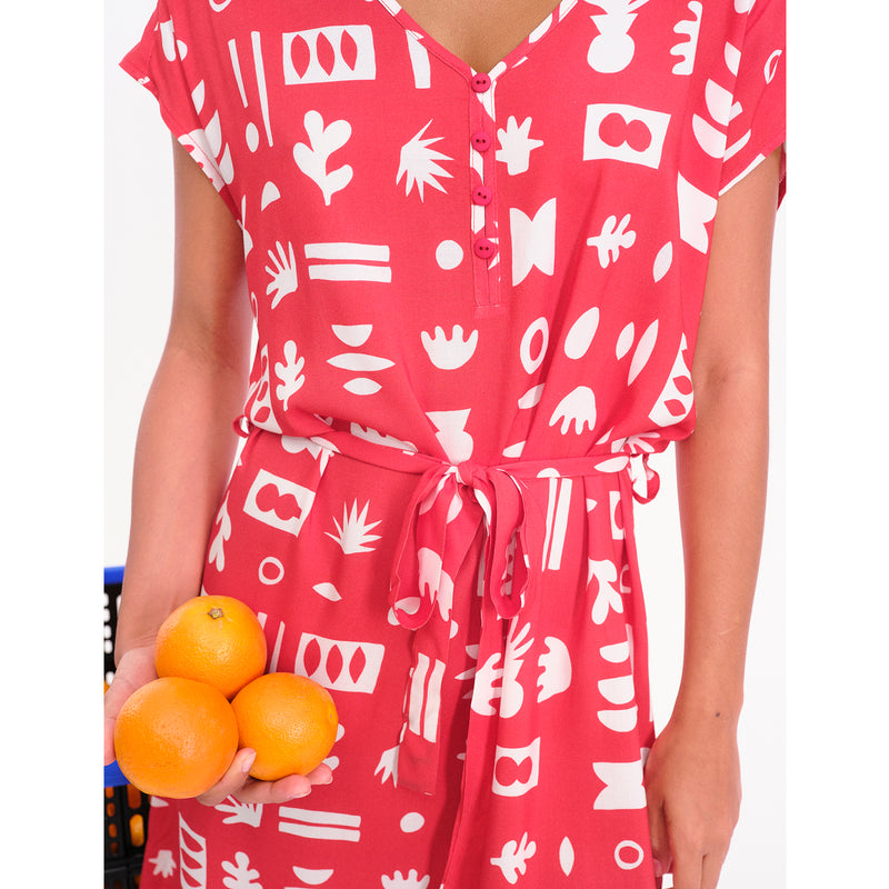 Vestido Béhulah - Gaia Rojo