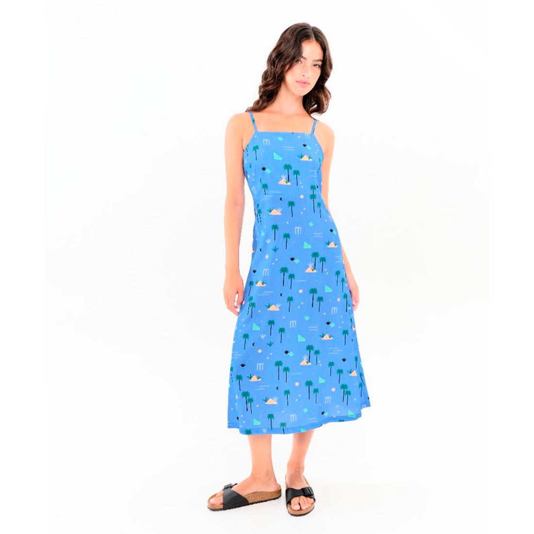 Vestido Béhulah - Ibias Azul Celeste