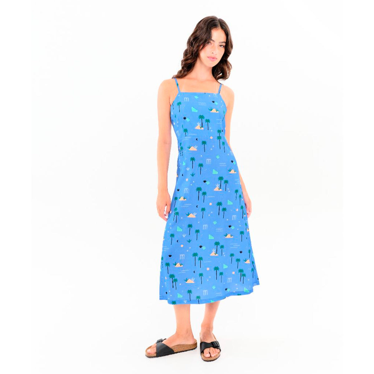 Vestido Béhulah - Ibias Azul Celeste