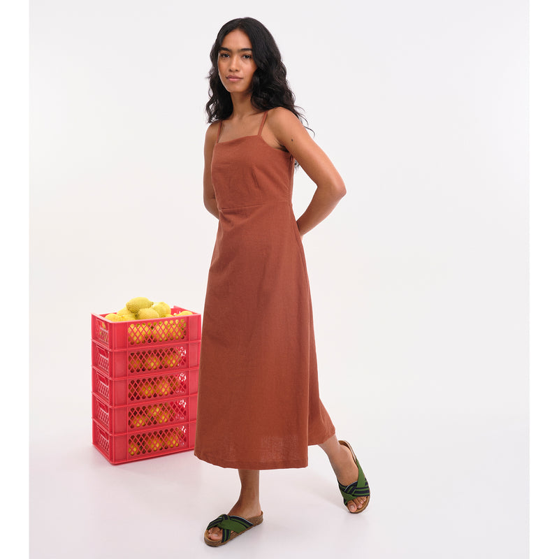 Vestido Béhulah - Ibias Marrón