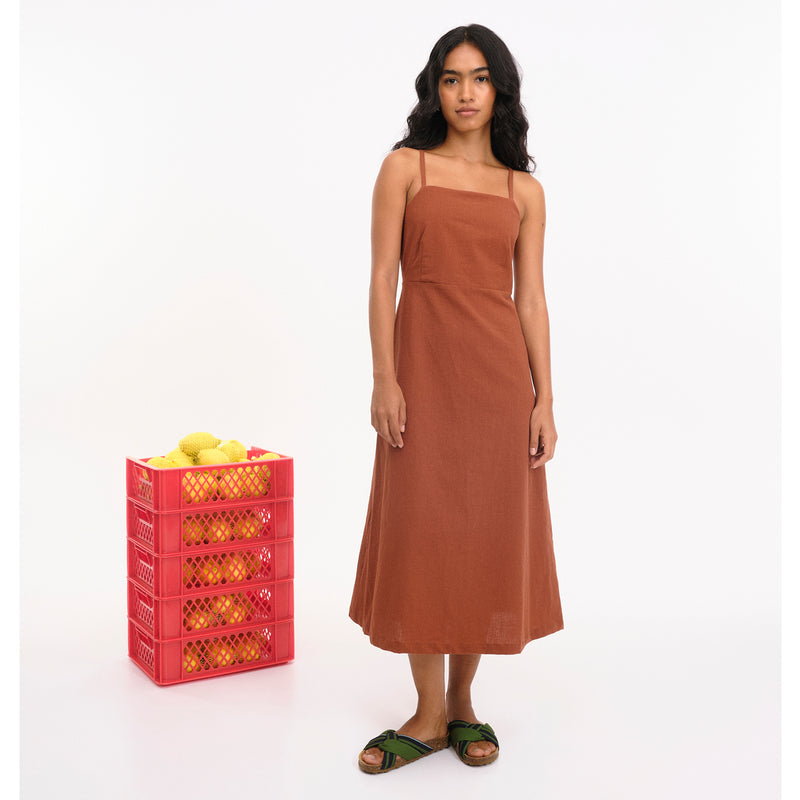 Vestido Béhulah - Ibias Marrón