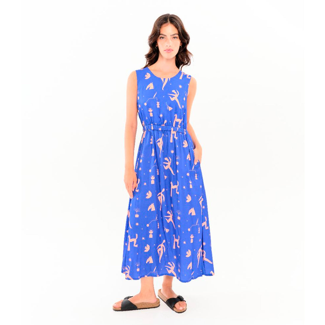 Vestido Béhulah - Loto Azul
