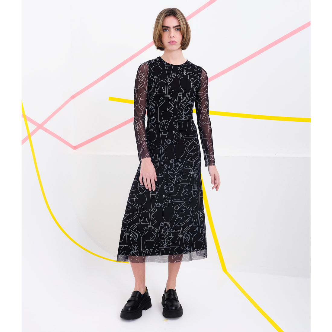 Vestido Béhulah - Lynch Negro
