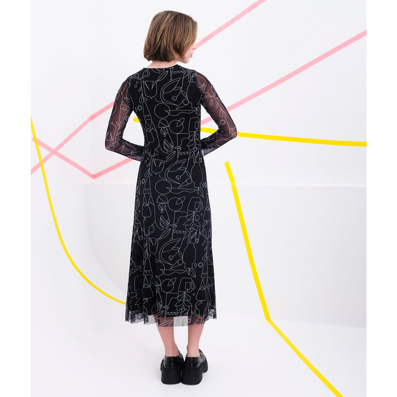 Vestido Béhulah - Lynch Negro