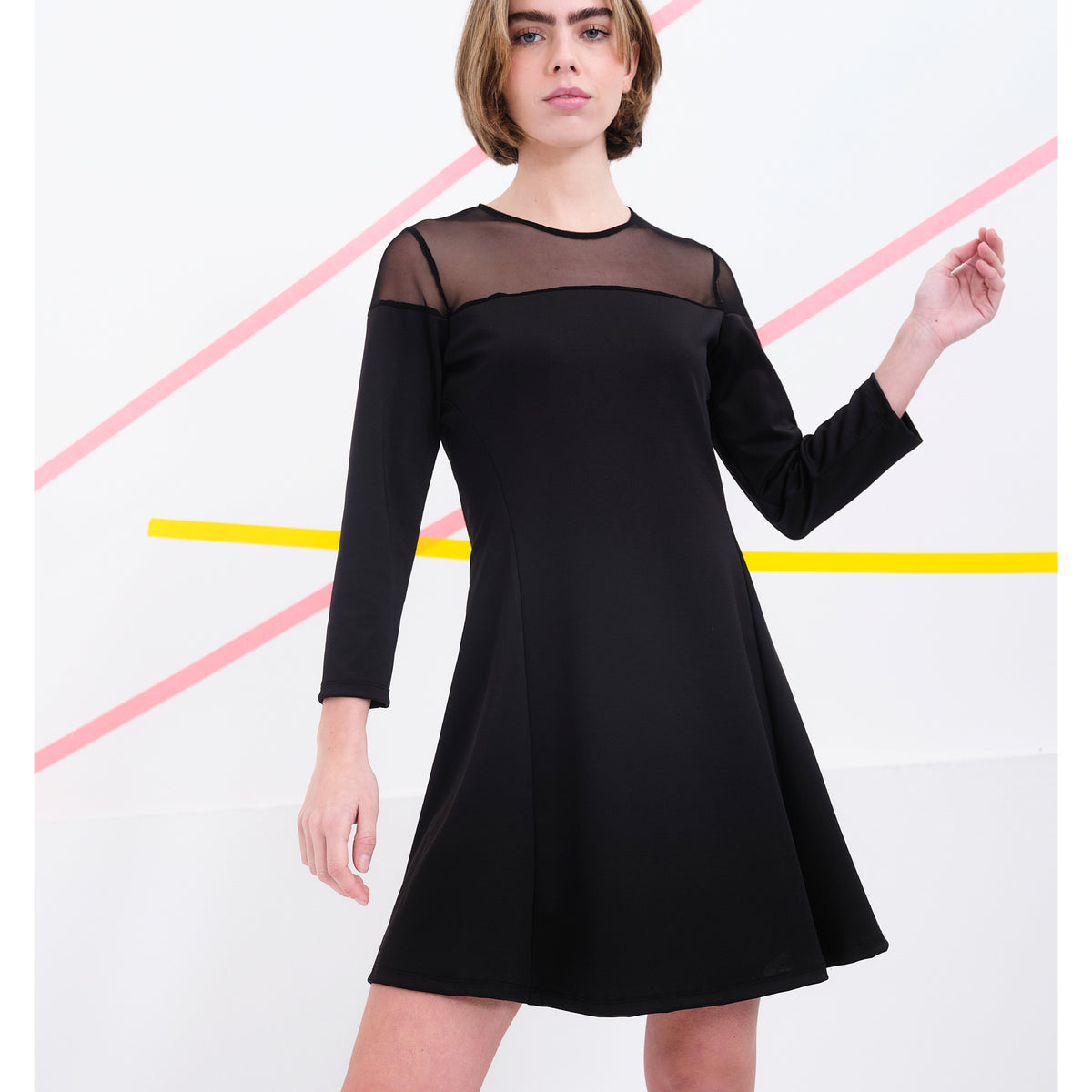 Vestido Béhulah - Miyazaki Negro
