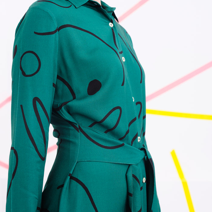 Vestido Béhulah - Polanski Verde