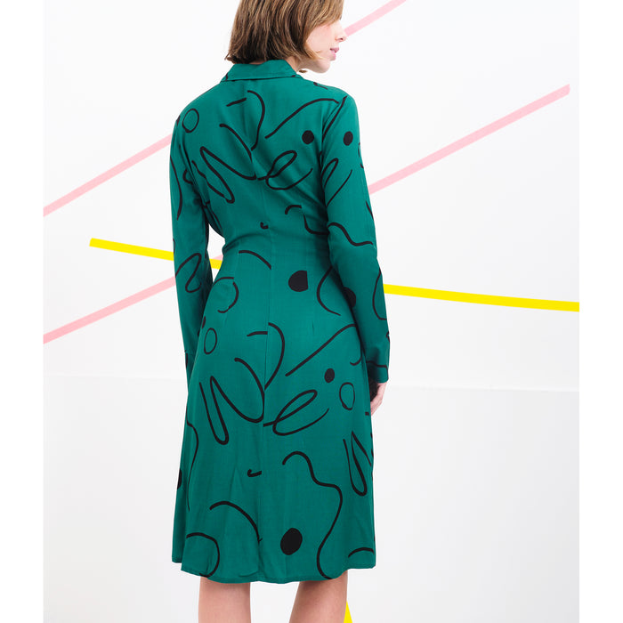 Vestido Béhulah - Polanski Verde