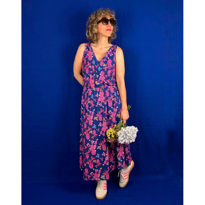 Vestido La Compiano - Sofía Funky Cactus
