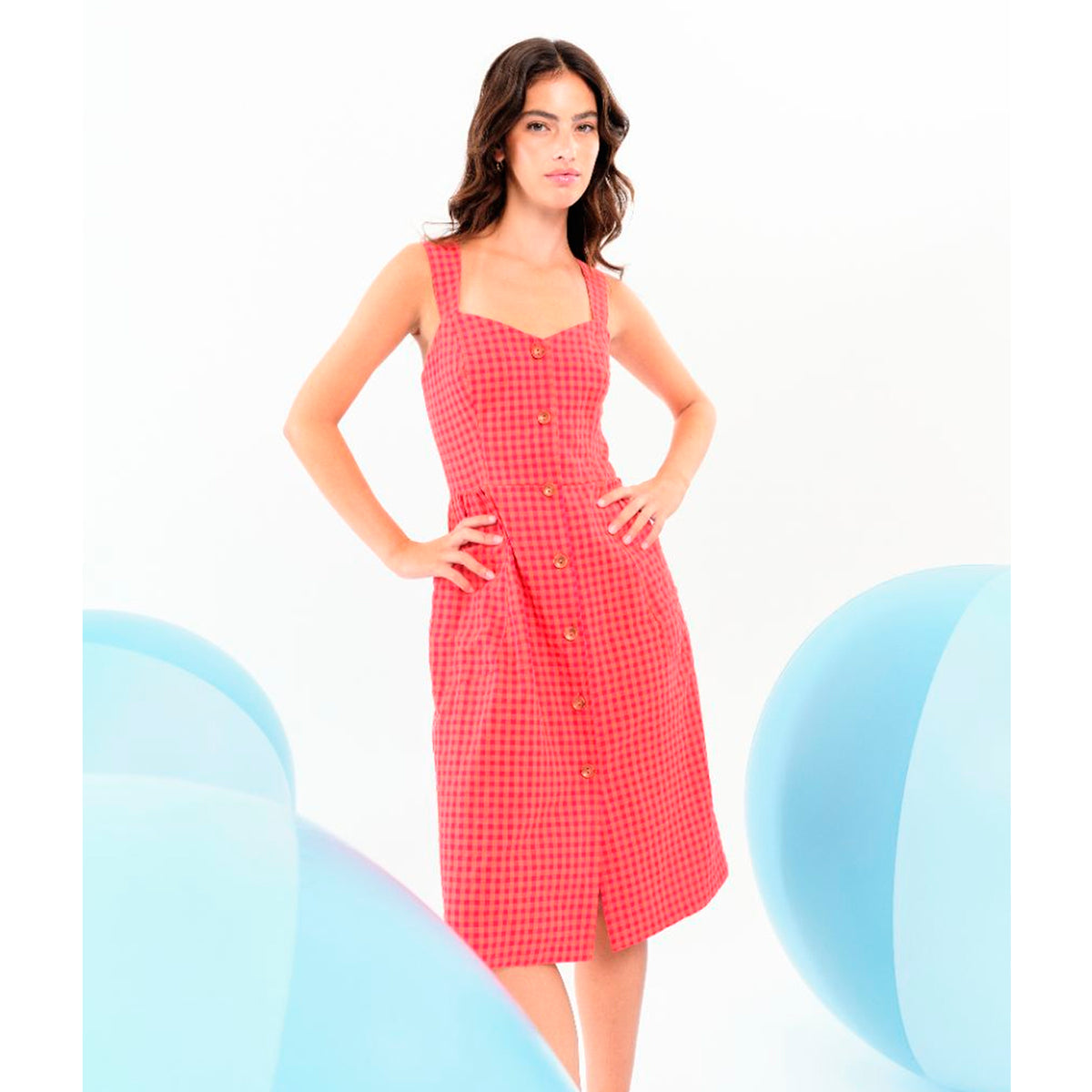 Vestido Béhulah - Vera Vichy Rosa