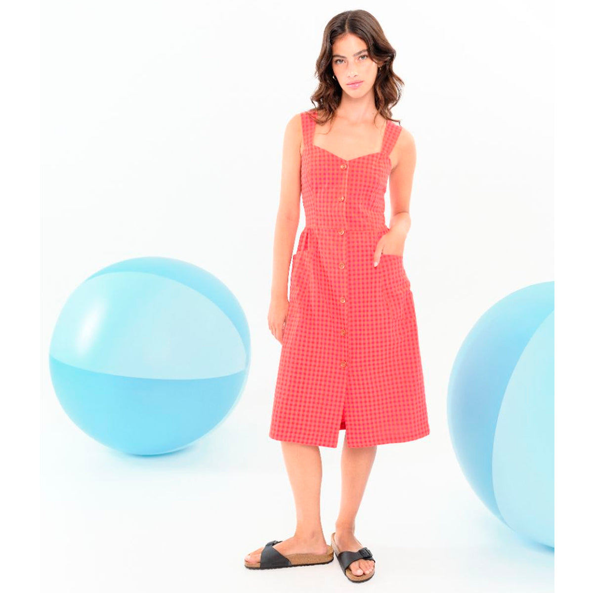Vestido Béhulah - Vera Vichy Rosa