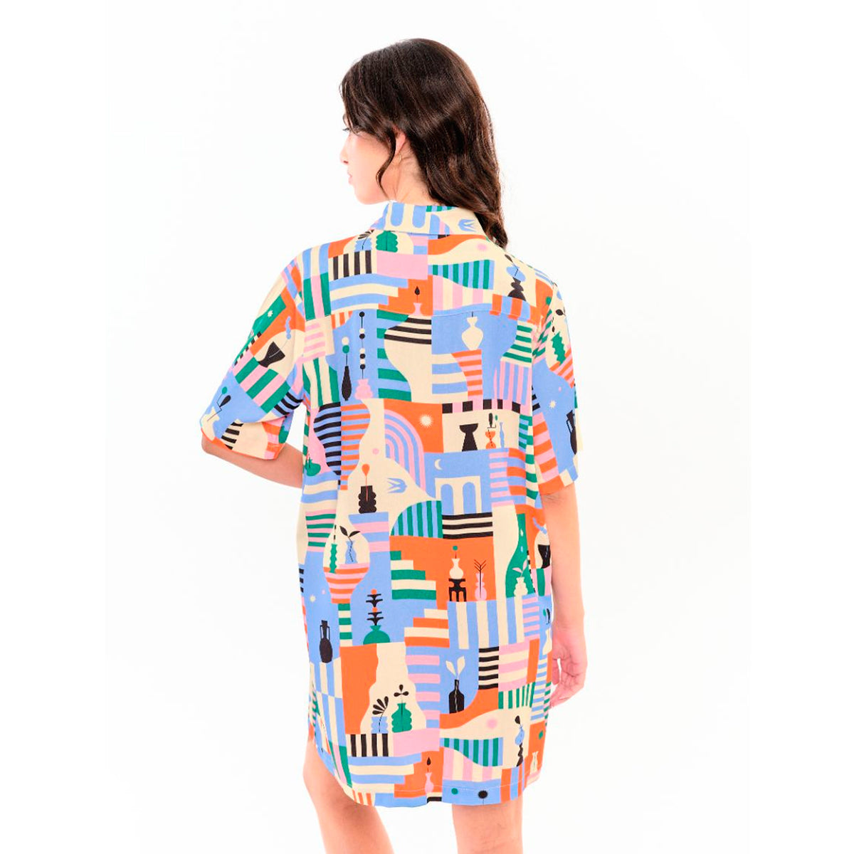 Vestido Béhulah - Violeta Naranja