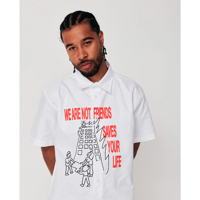 Camisa We Are Not Friends - WANF Saves Your Life