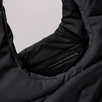 Bolso Got Bag - Wavy Puffer Shoulder Bag Black