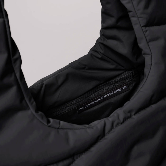 Bolso Got Bag - Wavy Puffer Shoulder Bag Black