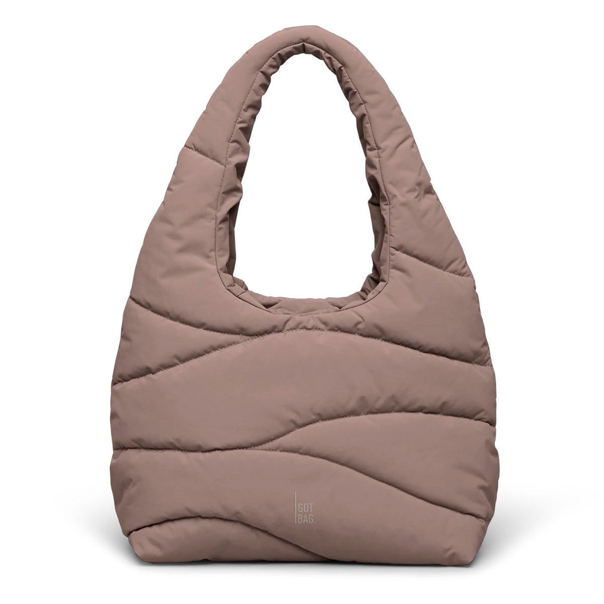 Bolso Got Bag - Wavy Puffer Shoulder Bag Oyster