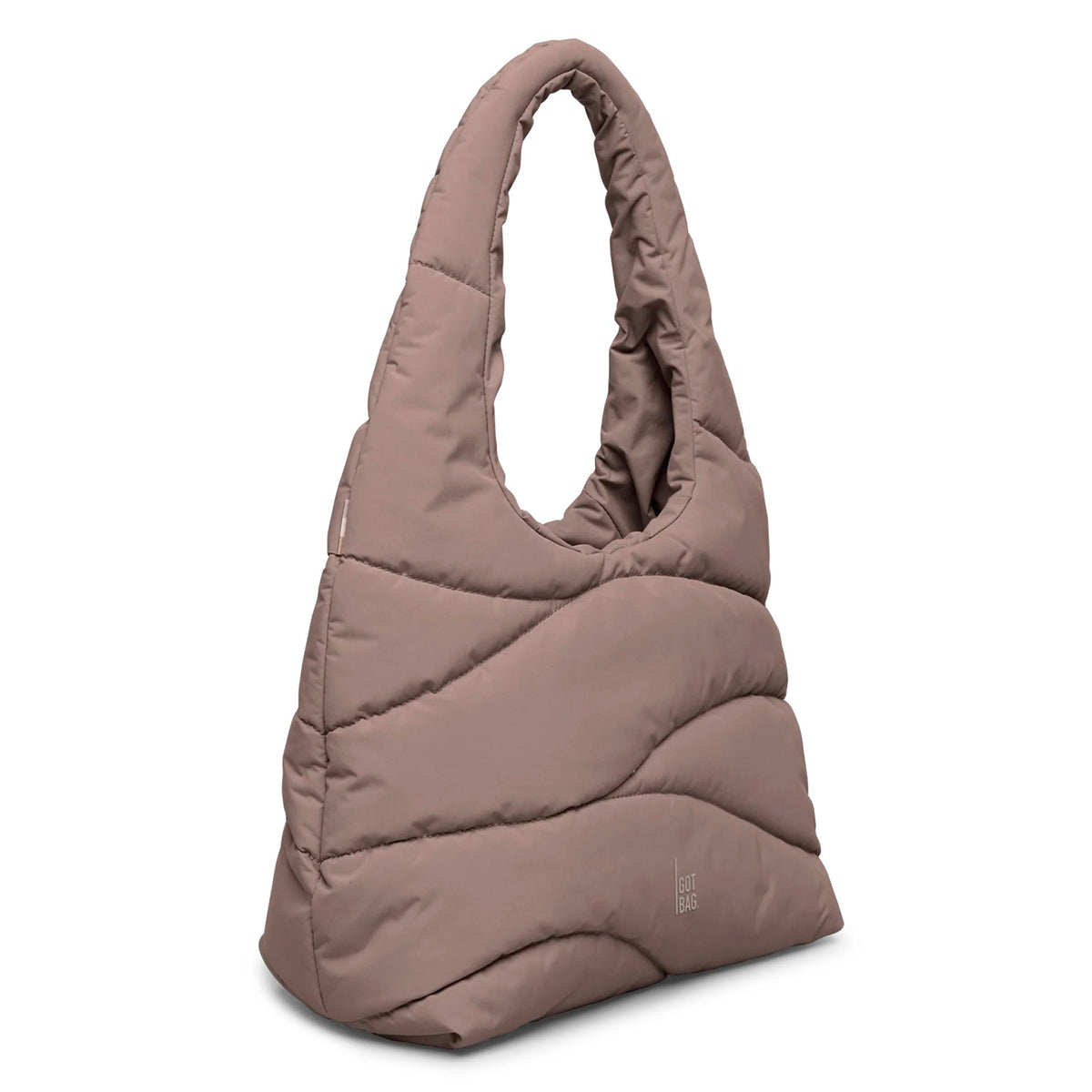 Bolso Got Bag - Wavy Puffer Shoulder Bag Oyster