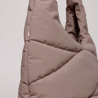 Bolso Got Bag - Wavy Puffer Shoulder Bag Oyster