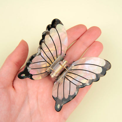 Pinza para el pelo - Mariposa blanca