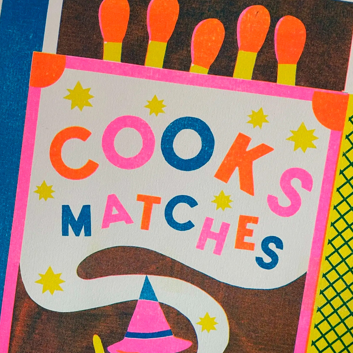 Print de Naomi Wilkinson A4 - "Witch Matchbox"