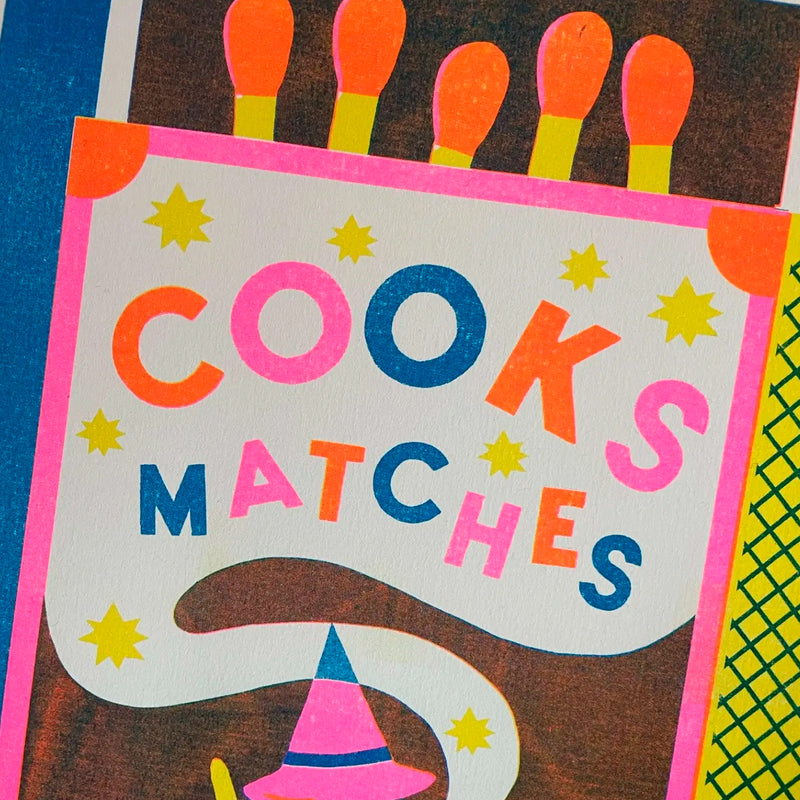 Print de Naomi Wilkinson A4 - "Witch Matchbox"