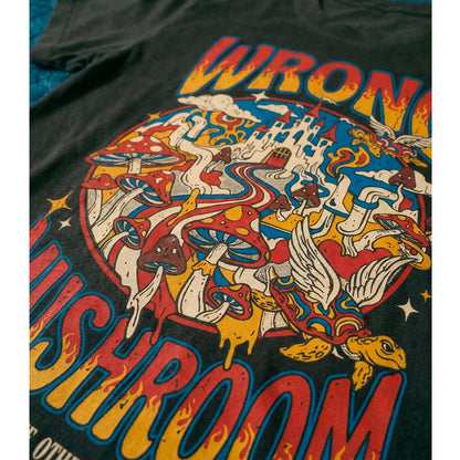 Camiseta Nostalgic Apparel - "Wrong Mushroom" 🍄🐢