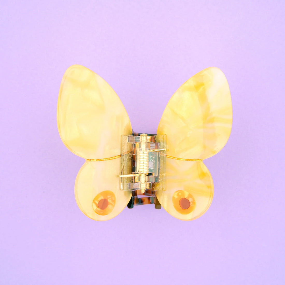 Pinza para el pelo - Mariposa amarilla