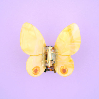 Pinza para el pelo - Mariposa amarilla