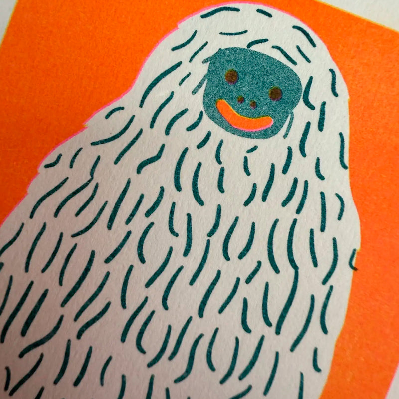 Print de Naomi Wilkinson A6 - "Yeti"