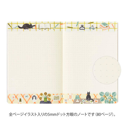 Libreta Midori - Yuru Log Cat 🐱