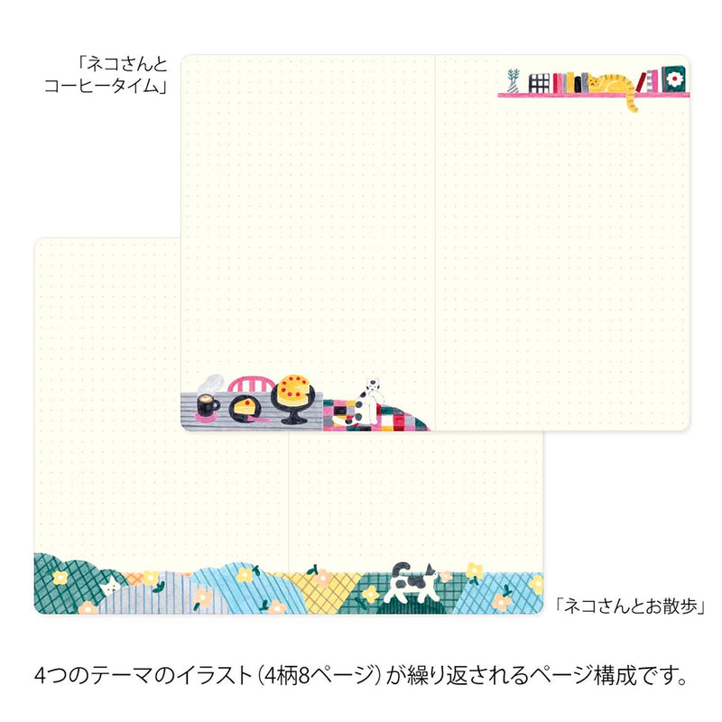 Libreta Midori - Yuru Log Cat 🐱