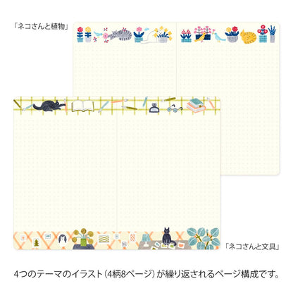 Libreta Midori - Yuru Log Cat 🐱