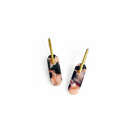 Pendientes Lavs Jewels - Acetate Black