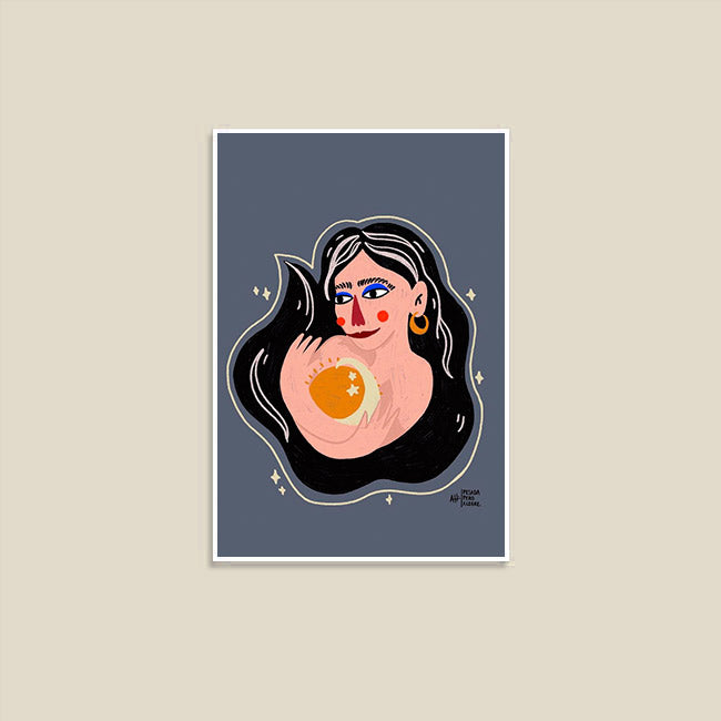 Print de Pesadaperoalegre A4- "Abraza el día, abraza la noche, abrázate a ti"