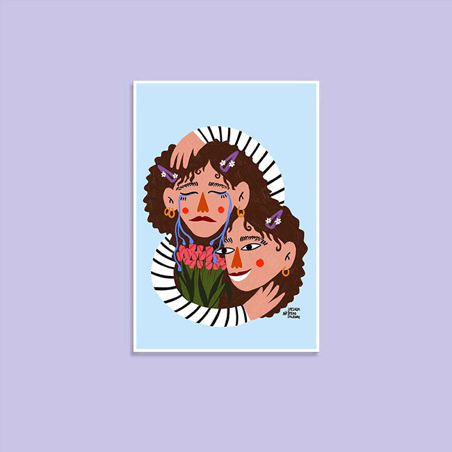 Print de Pesadaperoalegre A4 - "Abraza tus estados y florece con ellos"