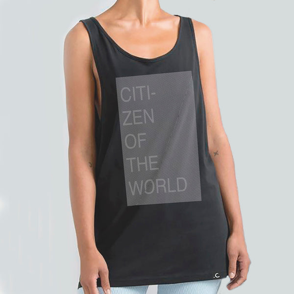 Camiseta sin mangas - "Citizen of the world"
