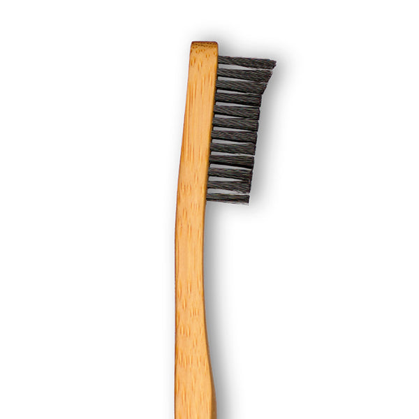 Cepillo de dientes de bambú y carbón activo- Medio