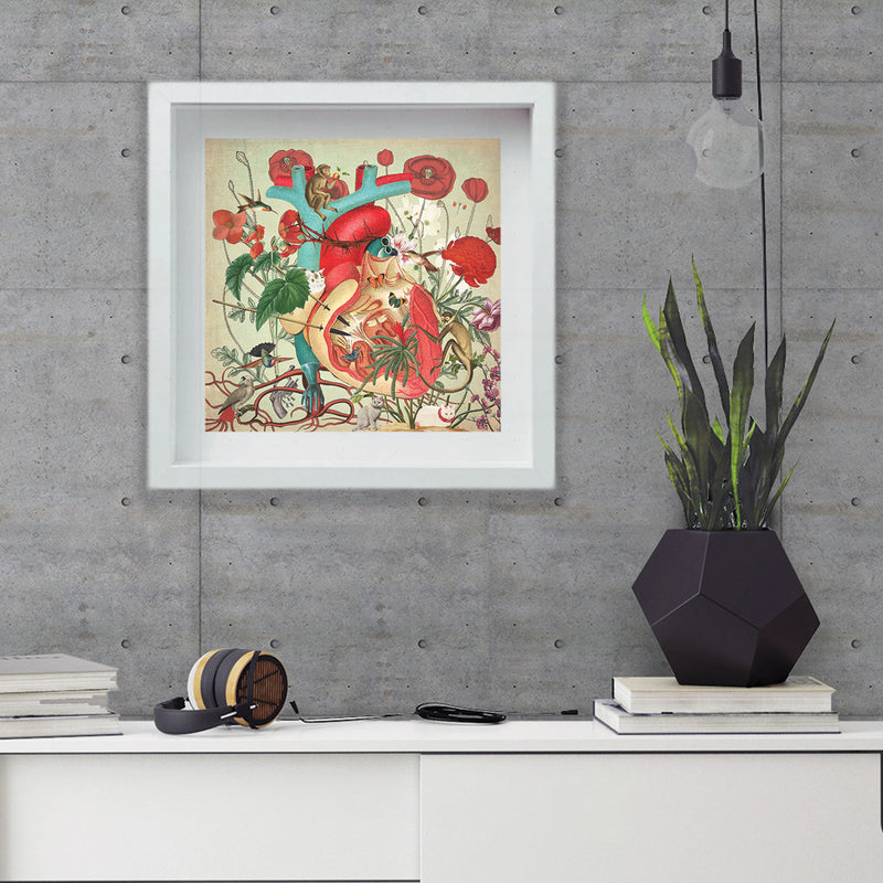 Print 32 x 32 cm - "Corazón Frida"