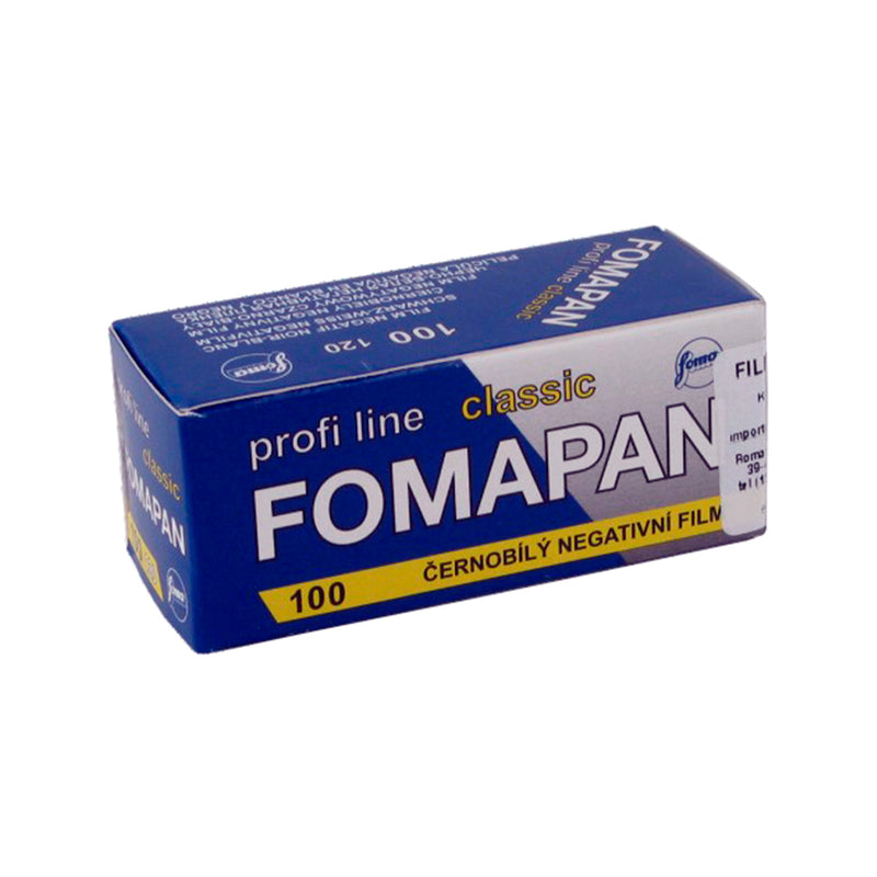 Caja de película fotográfica en blanco y negro de formato 120  Fomapan Profi Line Classic ISO 100
