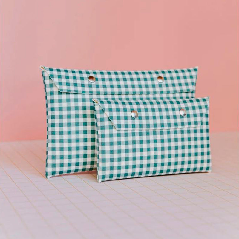 Estuche - Vichy Teal