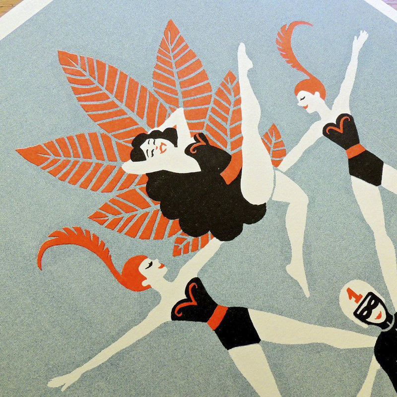 Print de El Marqués A3 - "Acrobats Motorbike"