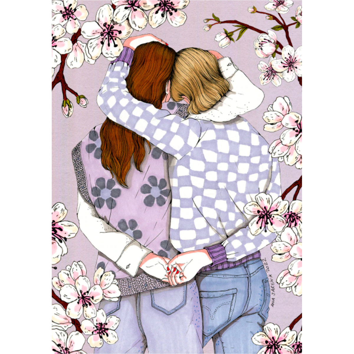 Print de Ana Jarén A4 - "Almendros"