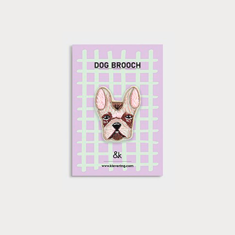 Broche &Klevering - Dogs Bulldog Francés