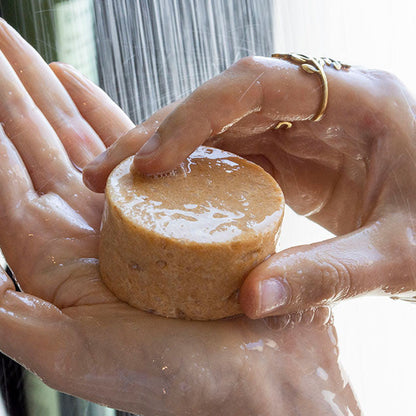 Champú sólido para cabello seco