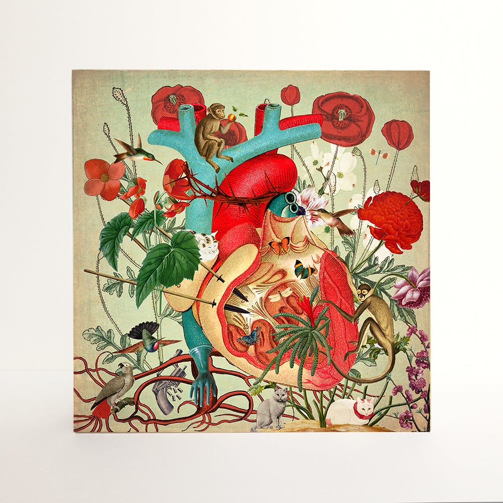 Caja de luz - "Corazón Frida Kahlo" de El Lucernario