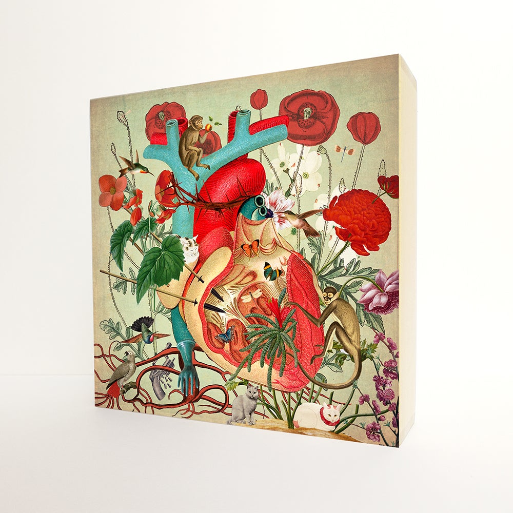 Caja de luz - "Corazón Frida Kahlo" de El Lucernario
