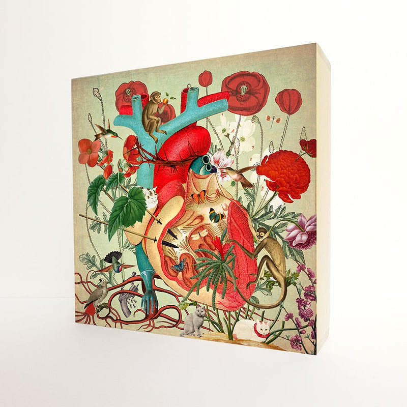 Caja de luz - "Corazón Frida Kahlo" de El Lucernario