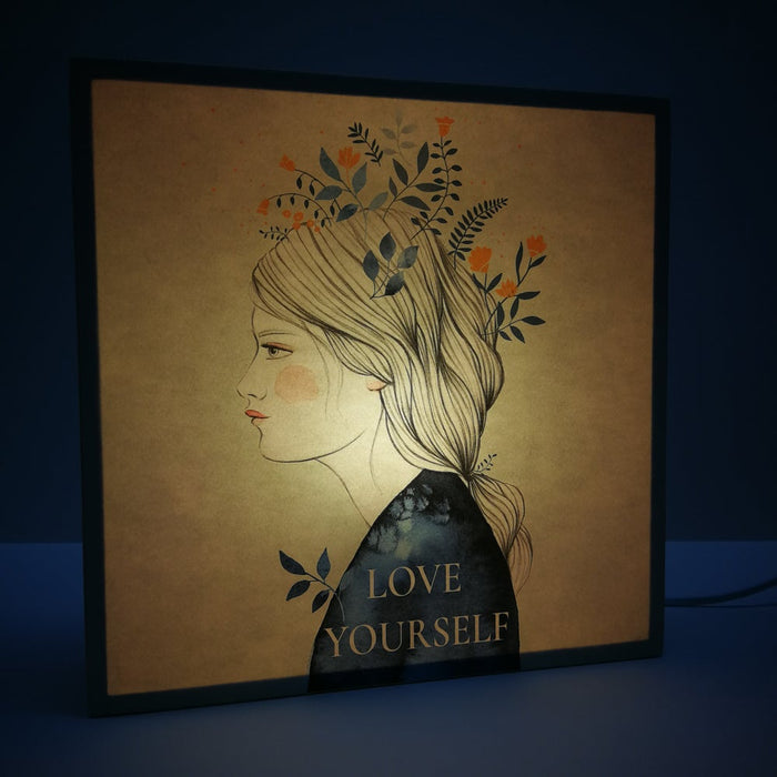 Caja de luz - "Love Yourself" de Lady Desidia