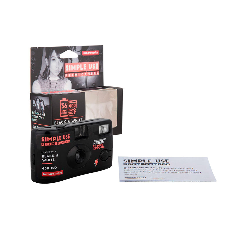 Cámara Simple Use recargable Lomography - Blanco y negro