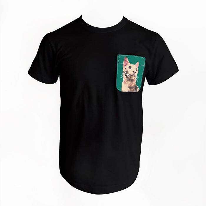 Camiseta - Bolsillo gato