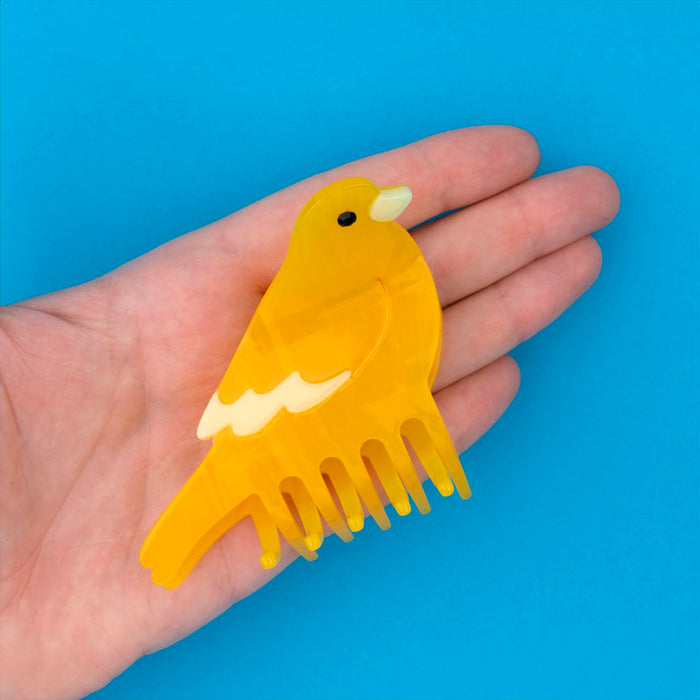 Pinza para el pelo - Canario amarillo 🐤